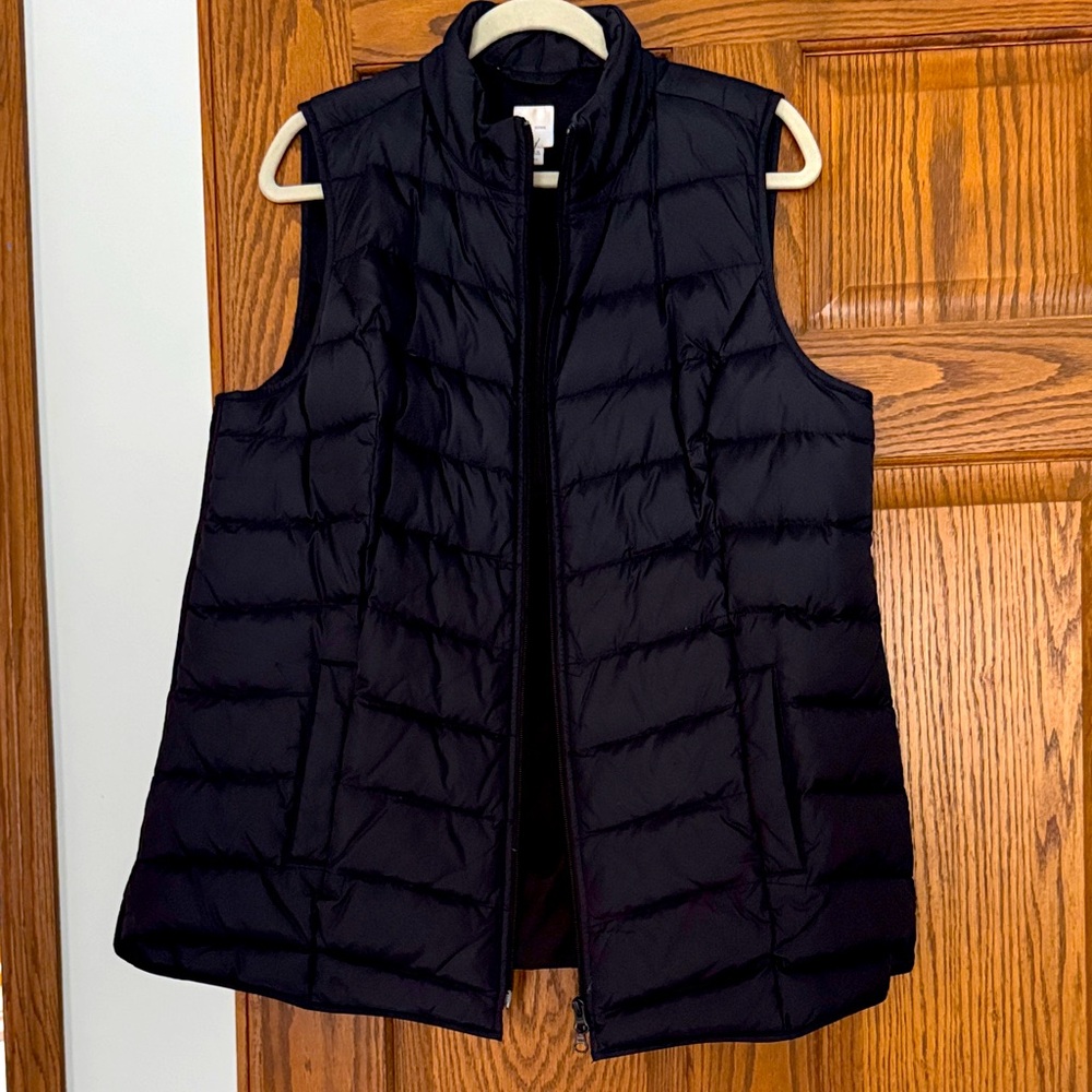 J. Jill Black Puffer Vest